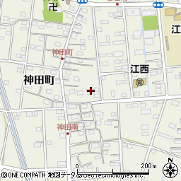 静岡県浜松市中央区神田町721周辺の地図