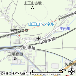 岡山県岡山市東区宍甘438周辺の地図