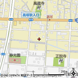 静岡県浜松市中央区高塚町2325周辺の地図