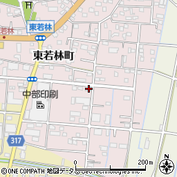 静岡県浜松市中央区東若林町1540周辺の地図