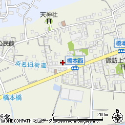 静岡県湖西市新居町浜名1243-1周辺の地図