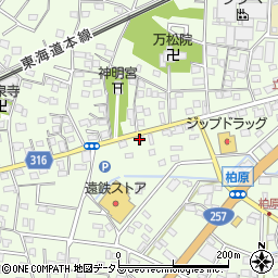 静岡県浜松市中央区篠原町14073周辺の地図