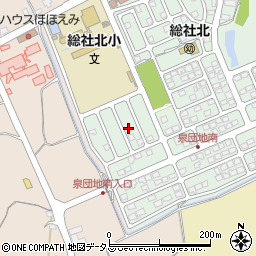 岡山県総社市泉3-36周辺の地図