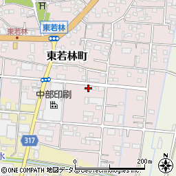 静岡県浜松市中央区東若林町1538周辺の地図