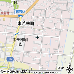静岡県浜松市中央区東若林町1539周辺の地図