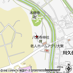 静岡県掛川市川久保周辺の地図