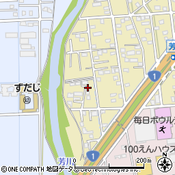 静岡県浜松市中央区芳川町889周辺の地図