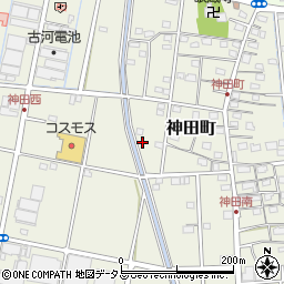 静岡県浜松市中央区神田町1007周辺の地図
