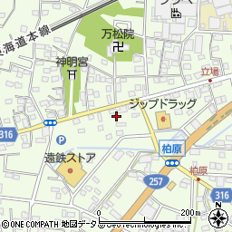 静岡県浜松市中央区篠原町14108周辺の地図