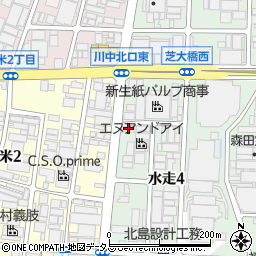 ヒノデ硝子建材株式会社周辺の地図