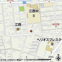 静岡県浜松市中央区神田町110周辺の地図