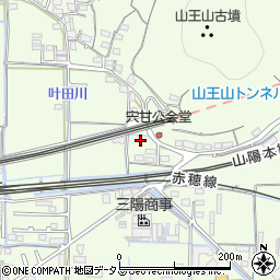 岡山県岡山市東区宍甘129周辺の地図