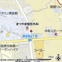 株式会社いこまワーカー生駒マネキン紹介所周辺の地図