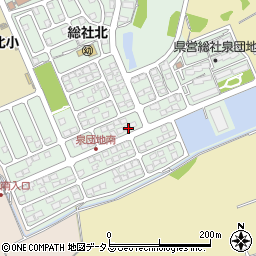 岡山県総社市泉1-109周辺の地図