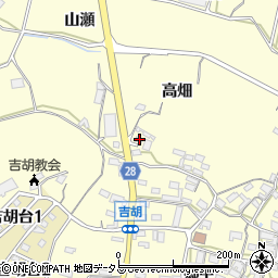 愛知県田原市吉胡町郷中176周辺の地図