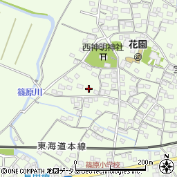 静岡県浜松市中央区篠原町9347周辺の地図