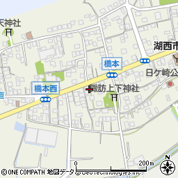 静岡県湖西市新居町浜名1015周辺の地図