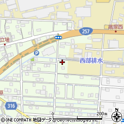 静岡県浜松市中央区篠原町21643周辺の地図
