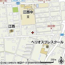 静岡県浜松市中央区神田町104周辺の地図