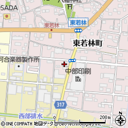 静岡県浜松市中央区東若林町1654周辺の地図
