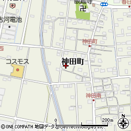 静岡県浜松市中央区神田町960周辺の地図