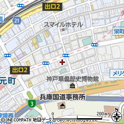 損害保険ジャパン株式会社　神戸支店神戸支社周辺の地図
