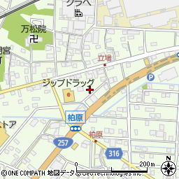 静岡県浜松市中央区篠原町21614周辺の地図