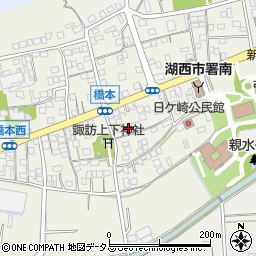 静岡県湖西市新居町浜名826周辺の地図