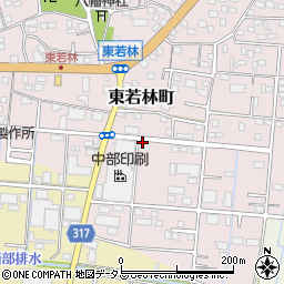 静岡県浜松市中央区東若林町1536周辺の地図