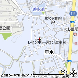 三重県津市垂水2010-40周辺の地図