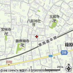 静岡県浜松市中央区篠原町3982周辺の地図