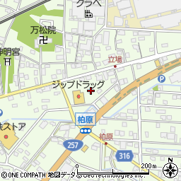 静岡県浜松市中央区篠原町21605周辺の地図