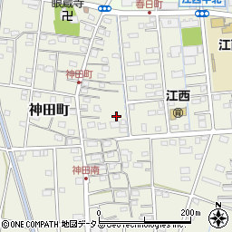 静岡県浜松市中央区神田町720周辺の地図