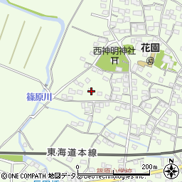 静岡県浜松市中央区篠原町9345周辺の地図