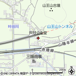 岡山県岡山市東区宍甘447周辺の地図