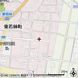 静岡県浜松市中央区東若林町1483周辺の地図