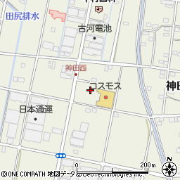 静岡県浜松市中央区神田町1173周辺の地図