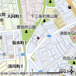 兵庫県神戸市兵庫区荒田町3丁目78-1周辺の地図
