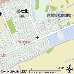 岡山県総社市泉1-105周辺の地図