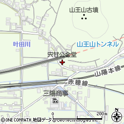 宍甘公会堂周辺の地図