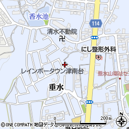 三重県津市垂水2012-19周辺の地図
