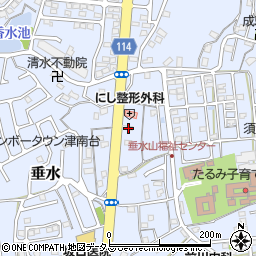 三重県津市垂水1264周辺の地図