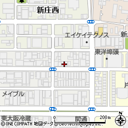 東大阪機械団地内郵便局 ＡＴＭ周辺の地図