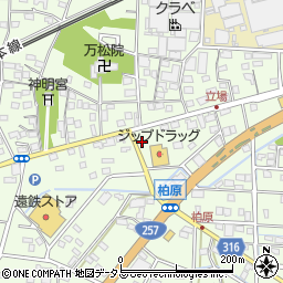 静岡県浜松市中央区篠原町14155周辺の地図