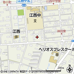 静岡県浜松市中央区神田町105周辺の地図