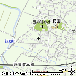 静岡県浜松市中央区篠原町9350周辺の地図