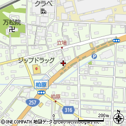 静岡県浜松市中央区篠原町21624周辺の地図