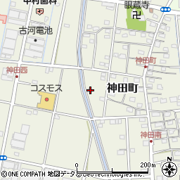 静岡県浜松市中央区神田町1003周辺の地図