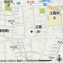 静岡県浜松市中央区神田町206周辺の地図