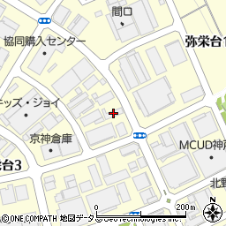 中日本フード近畿第一事業部神戸営業部周辺の地図